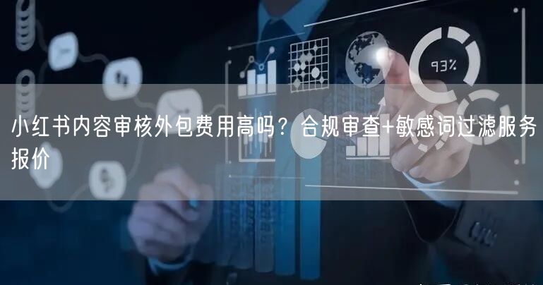 小红书内容审核外包费用高吗？合规审查+敏感词过滤服务报价